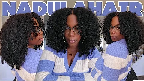 It's too Cold for Glue 🥶 Put on THIS Glueless Wig! Detailed Beginner Kinky Curly Install NADULAHAIR