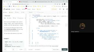 Coding Interview Prep in Tamil - Python - Leetcode #1 - Part 5