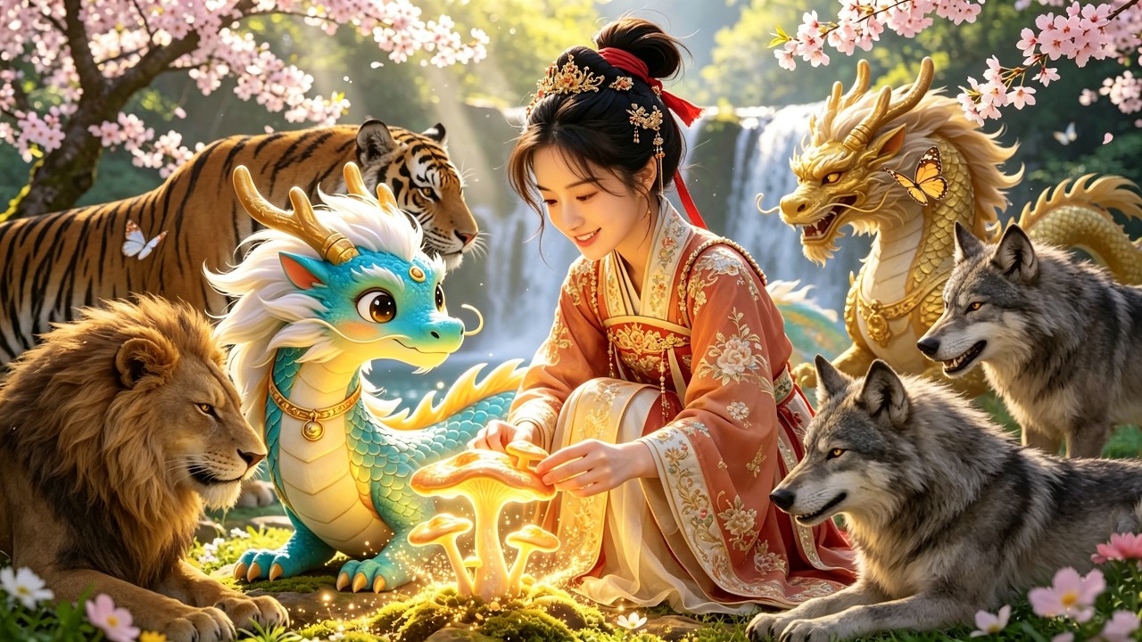 【FULL】💕公主天生異能，竟然可以號令萬獸🐅獨闖萬獸山救外祖卻撞破謀反陰謀，獸潮來襲她召虎王率百獸反殺滿朝震動封為獸神之女！ #女頻 #短劇 #逆襲 #AI短劇