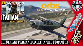 MSFS LIVE |✈️ORBX A2A Comanche & Jetstream Italian Bundle by Flightbeam✈️| VFR Fun on VATSIM