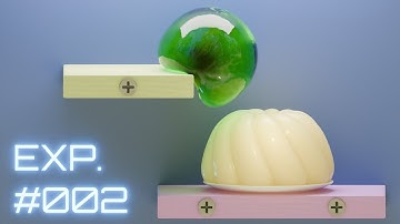 🟢 GOO vs JELLY DESSERT 🍰 | Project GooBumps #002 | SOFTBODY Blender Physics Experiment 🧪