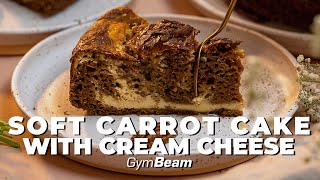 Soft carrot cake with cream cheese l Fitness recipes l GymBeam screenshot 2