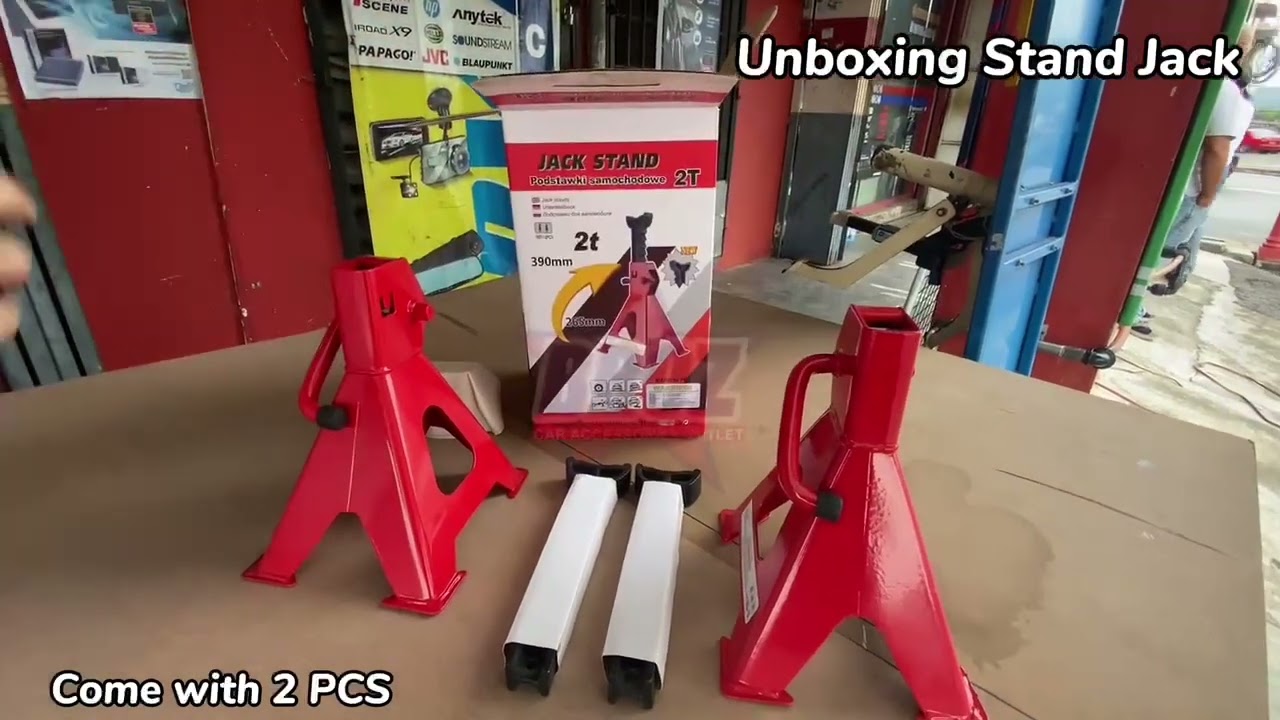Broz Heavy Duty Double Safety Car Jack Stands Stand Jack Garage Jack