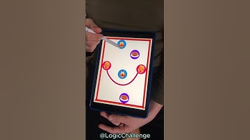 Brain Teaser Logic Puzzle - Connect the dots of the same colors without crossing the lines