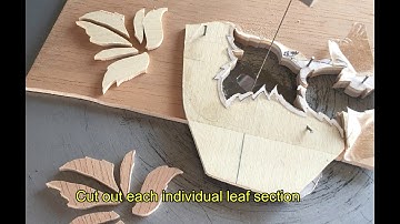 Scrollwork Pyrography (wood burning) and Segmentation techniques to make a wooden frame on scrollsaw