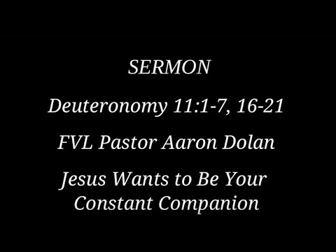 10/14/2018 Sermon - Aaron Dolan of Fox Valley Lutheran High School