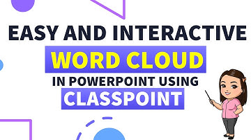 ClassPoint WORD CLOUD: EASY AND INTERACTIVE WORD COUD ACTIVITY IN POWERPOINT