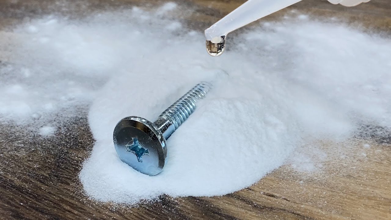 Baking Soda + Water Bond / Ripped Furniture Repair / Woodworking DIY