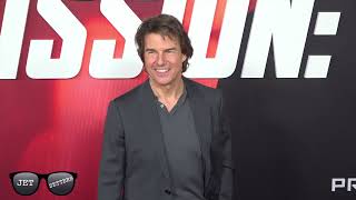Tom Cruise says "Very well done!" at Mission Impossible Dead Reckoning Premiere NYC #tomcruise