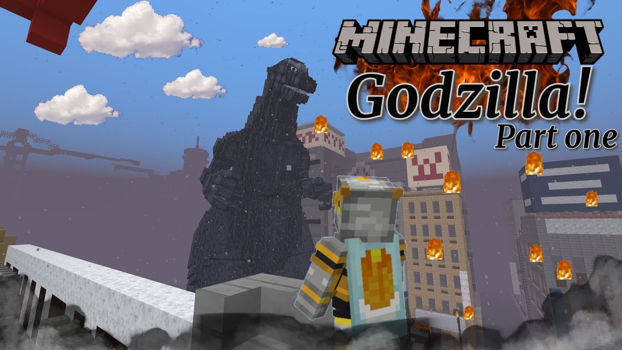 Minecraft: DLC Godzilla! Part one - YouTube
