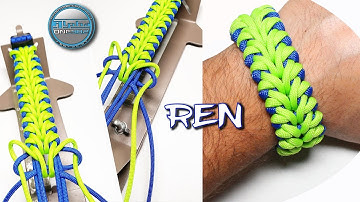How to make Awesome Paracord Bracelet REN World of Paracord Tutorials   DIY Paracord Bracelet