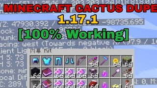 How to do the Cactus dupe Minecraft multiplayer 1.17.1 #dupes #anarchyserver