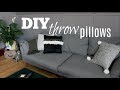 DIY Throw Pillows DIY Throw Pillows