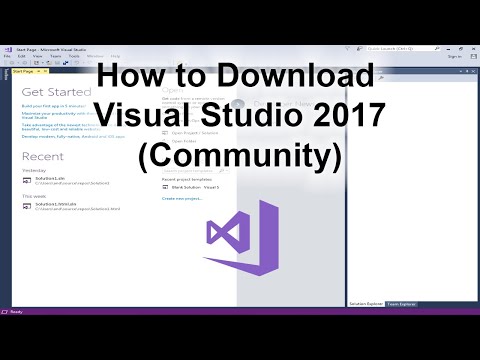 How to Download Visual Studio 2017