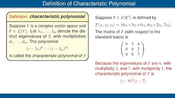 The Characteristic Polynomial