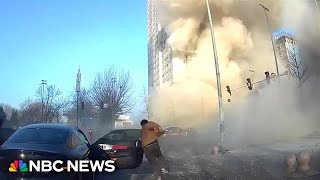 Deadly explosion at fried chicken shop in China caught on camera