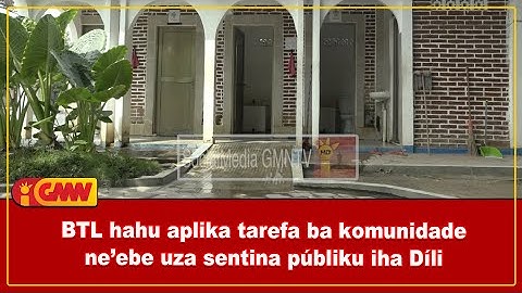 BTL hahu aplika tarefa ba komunidade ne’ebe uza sentina públiku iha Díli