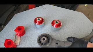Replacement Of Lower Control Arm Bushing On a Honda Civic