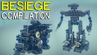 ►Besiege Compilation - Stunning Walkers