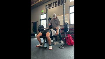 275x2 bench press fail #gym #benchpress #fail #shorts