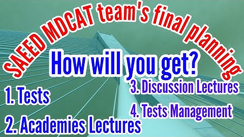 "How to Prepare for NMDCAT 2023 | SAEED MDCAT Team