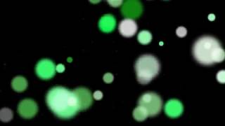 1 HOUR!  Floating Green Spheres ~ Party Screensaver for St. Patty's Day & other Irish Events!
