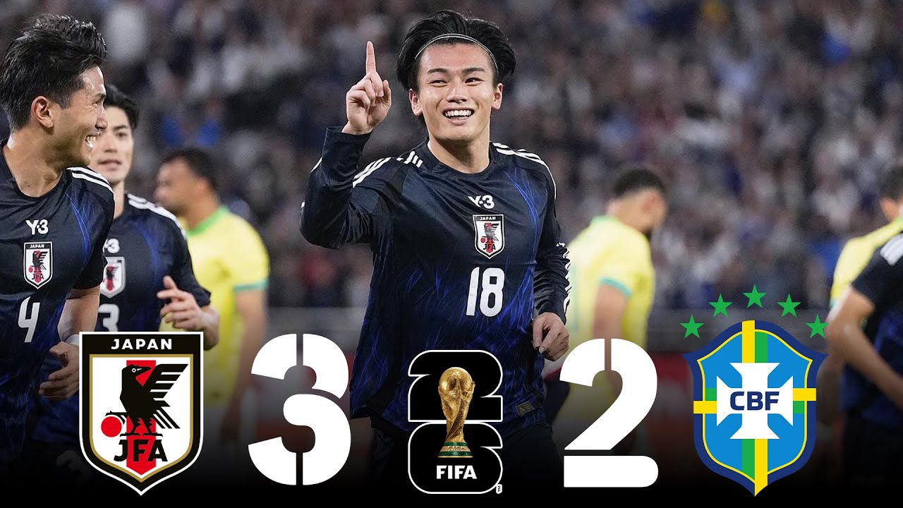 Japan vs Brazil All Goals & Highlight | The day when Samurai beat Seleção
