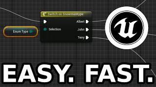 ENUM explained QUICKLY [Ue5 Blueprint]