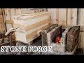 Building our Blacksmith forge from a stone chimney built 150 years ago