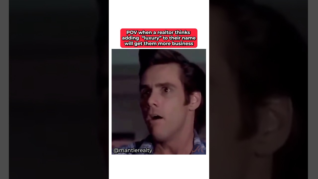 POV: when a realtor thinks adding "Luxury" to their name will get more business 