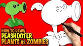 How to draw Plants vs Zombies Chomper - Easy step-by-step drawing