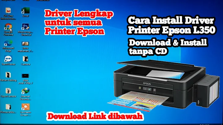 Cara Install Driver Printer Epson L350