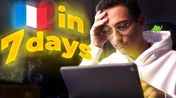 Learning a Language in 7 Days (with 0 knowledge)