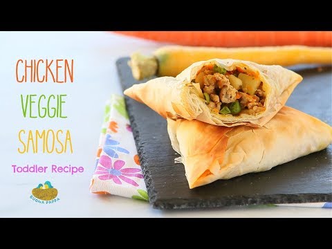 Baked Chicken Vegetable Samosa Recipe