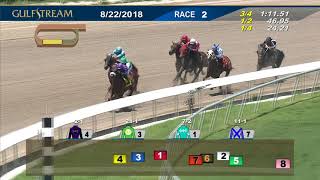 Gulfstream Park: August 22, 2018 Race 2