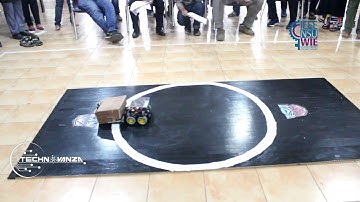 Sumo Bot Fight Technovanza 2016 Video 1
