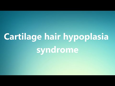 Cartilage hair hypoplasia syndrome - Medical Definition
