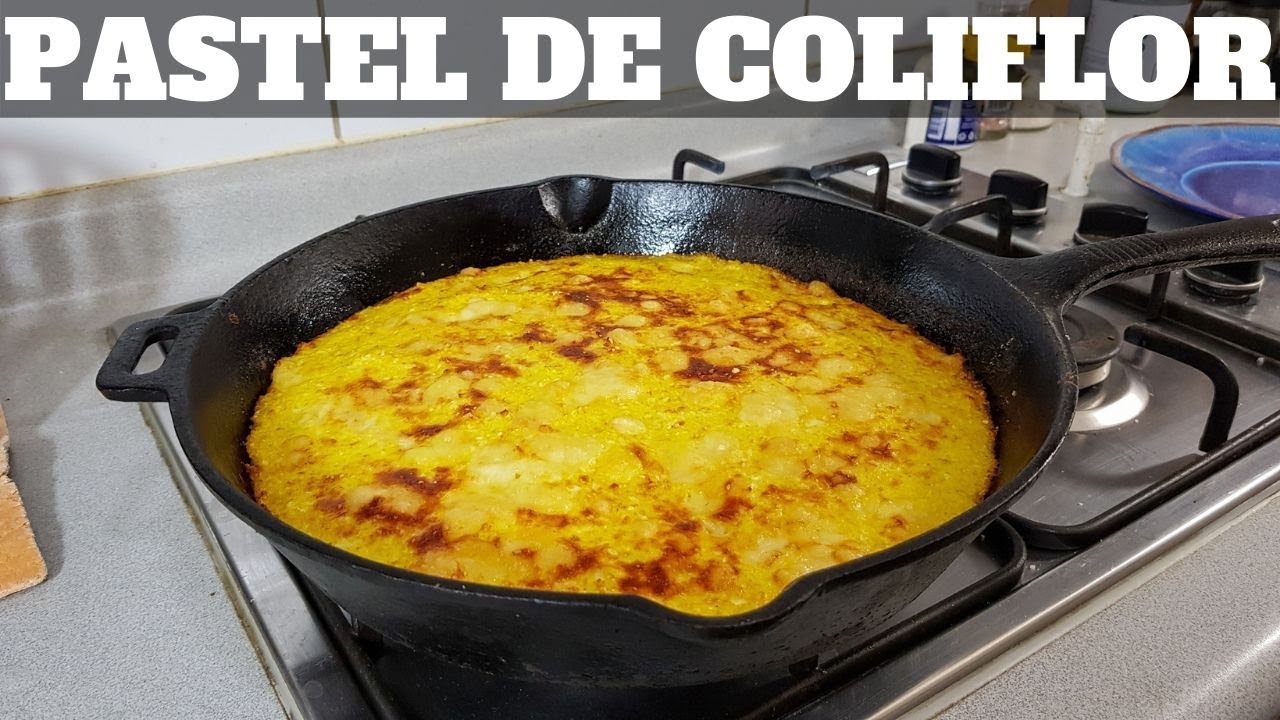 PASTEL de COLIFLOR [y Queso] [al Horno] [KETO]| William Priets