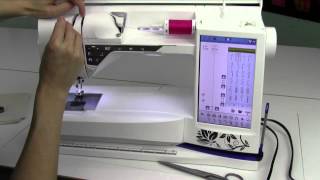 Husqvarna Viking Designer Diamond 3 Machine Set Up, Threading & Winding a Bobbin