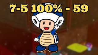 Super Mario 3D World (Switch 2) 7-5 100% Speedrun | Time: 59 (WR)
