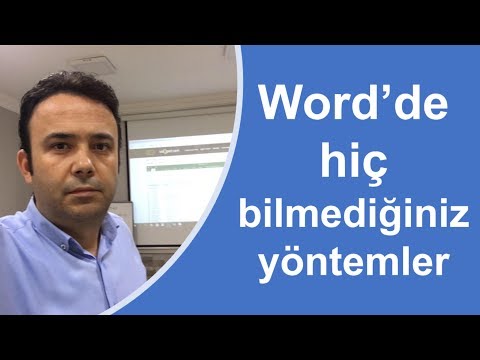 Word'de bu kısayolları, yöntemleri biliyor musunuz? | Ömer BAĞCI