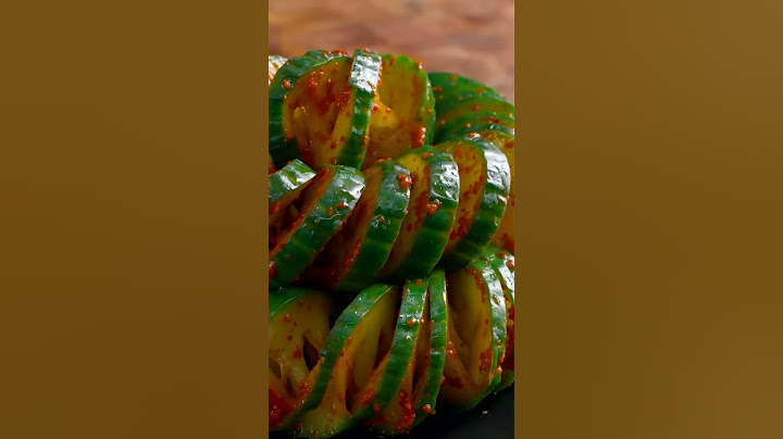 korean marinated cucumber #shorts