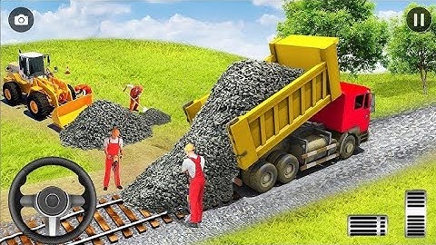 JCB Simulator: JCB Games 2024 - Railway Construction Simulator 3D  - Android Gameplay #2