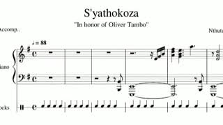 Siyathokoza by Nthutuko Sibisi, MeltingPot. Piano Accomp..