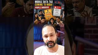 ₹1 / Per GB - New 'Mobile Data Tax' SHOOK India #youtubeshorts #shorts #viral #mobile #recharge #gst