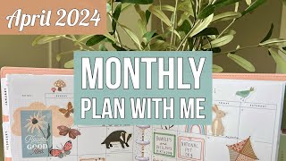 April 2024 Monthly Plan With Me - Classic Happy Planner Spring Theme!