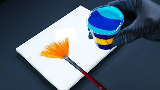 Fluid Painting in under 2 Minutes - the Centered River technique
