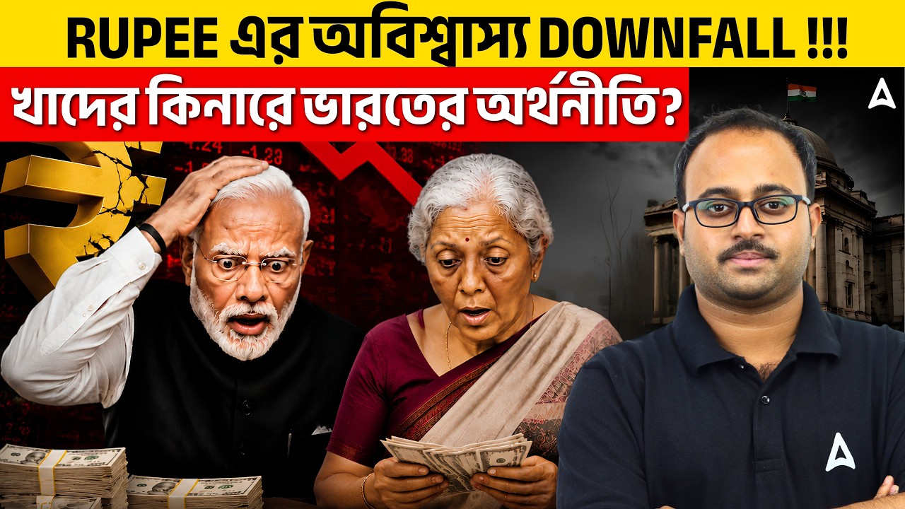 Rupee এর অবিশ্বাস্য Downfall !!! | খাদের কিনারে ভারতের অর্থনীতি? By Subhadip Sir | SKILL BANGLA