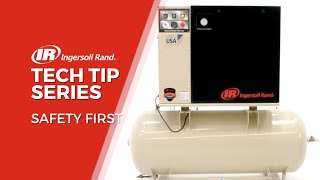 Best practices preparing your compressor for service | Ingersoll Rand Oil Flooded Rotary Compressor