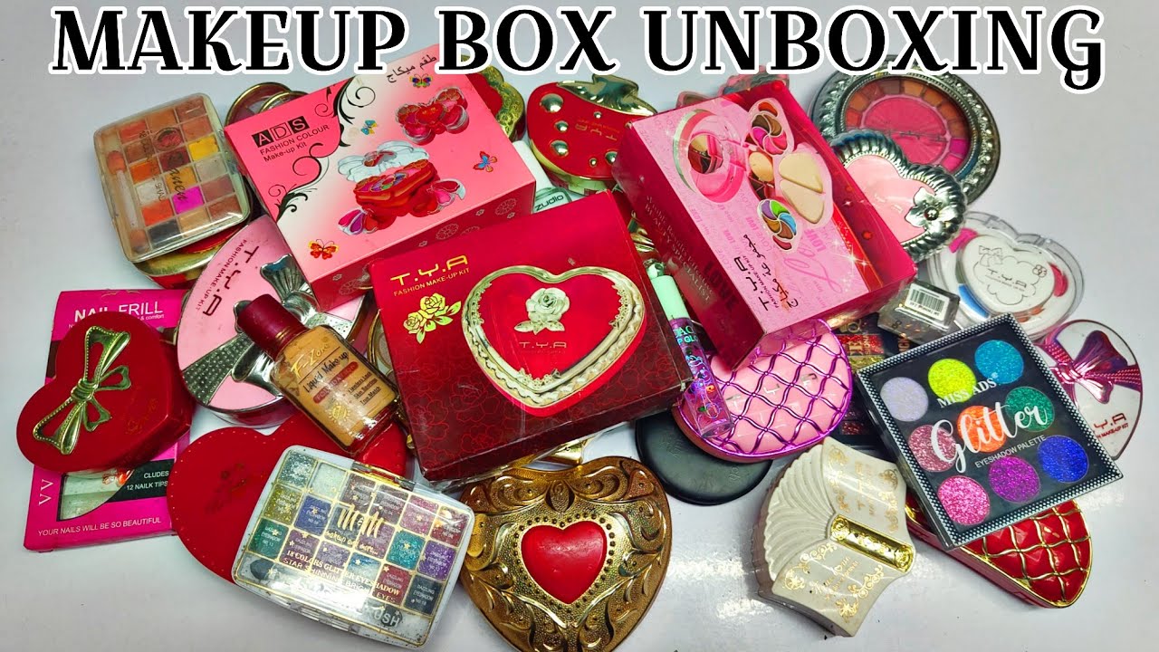 Makeup box Unboxing, Collection of Makeup box kit, Free Gifts,Cheap Makeup Box 2/10